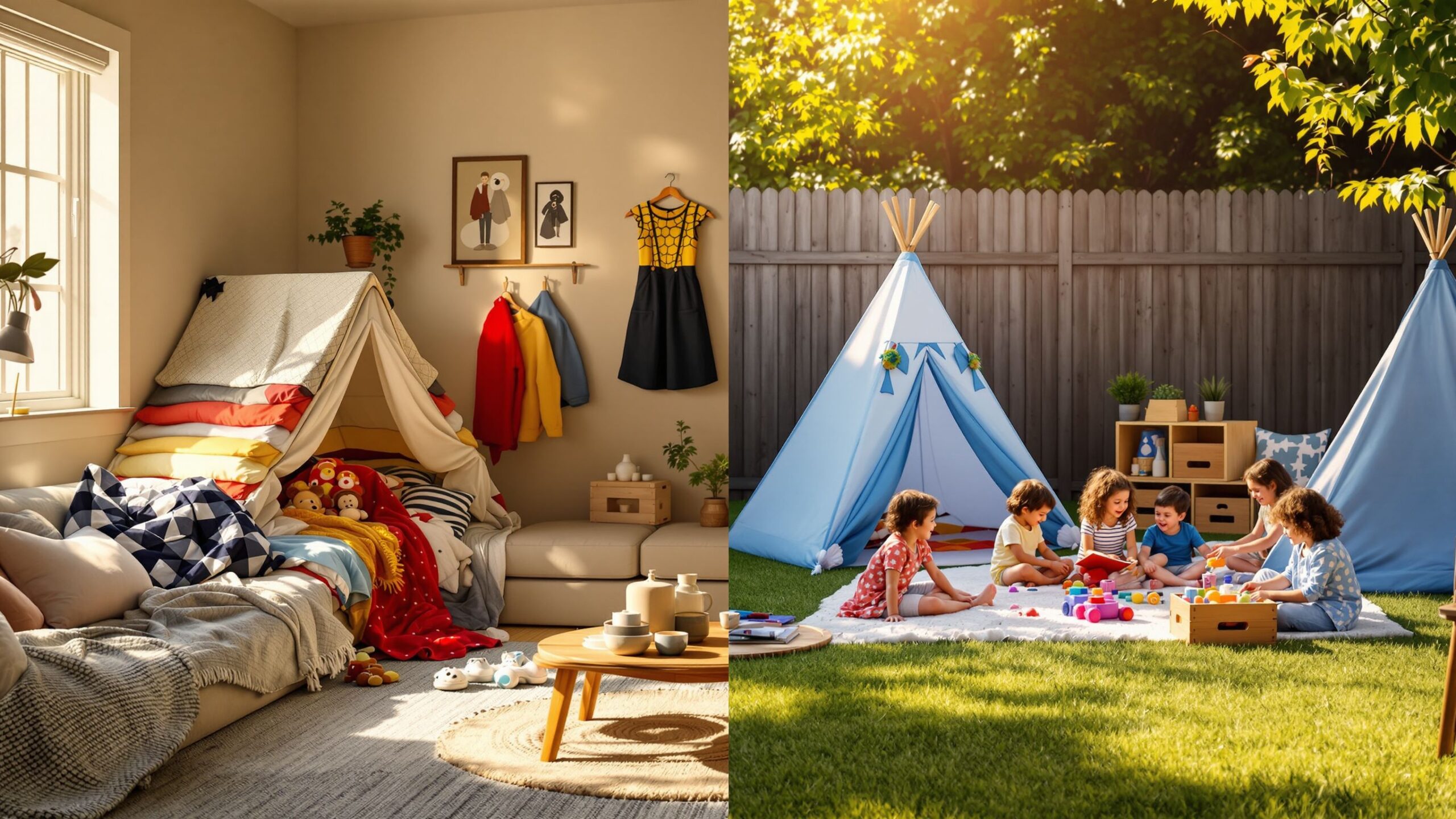 How to Set Up a Pretend Play Area at Home or Playground